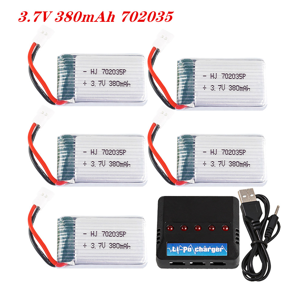 Rc Hobby Helicopter - 3,7 V 380mah 702035 Lipo Batterie