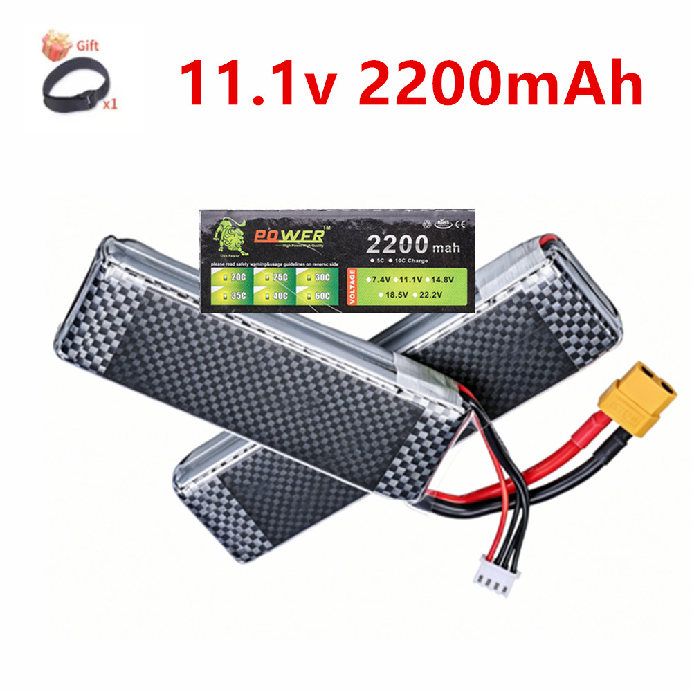 Rc Hobby Helicopter - 3S 11,1V 2200mAh 35C Lipo-Akku mit