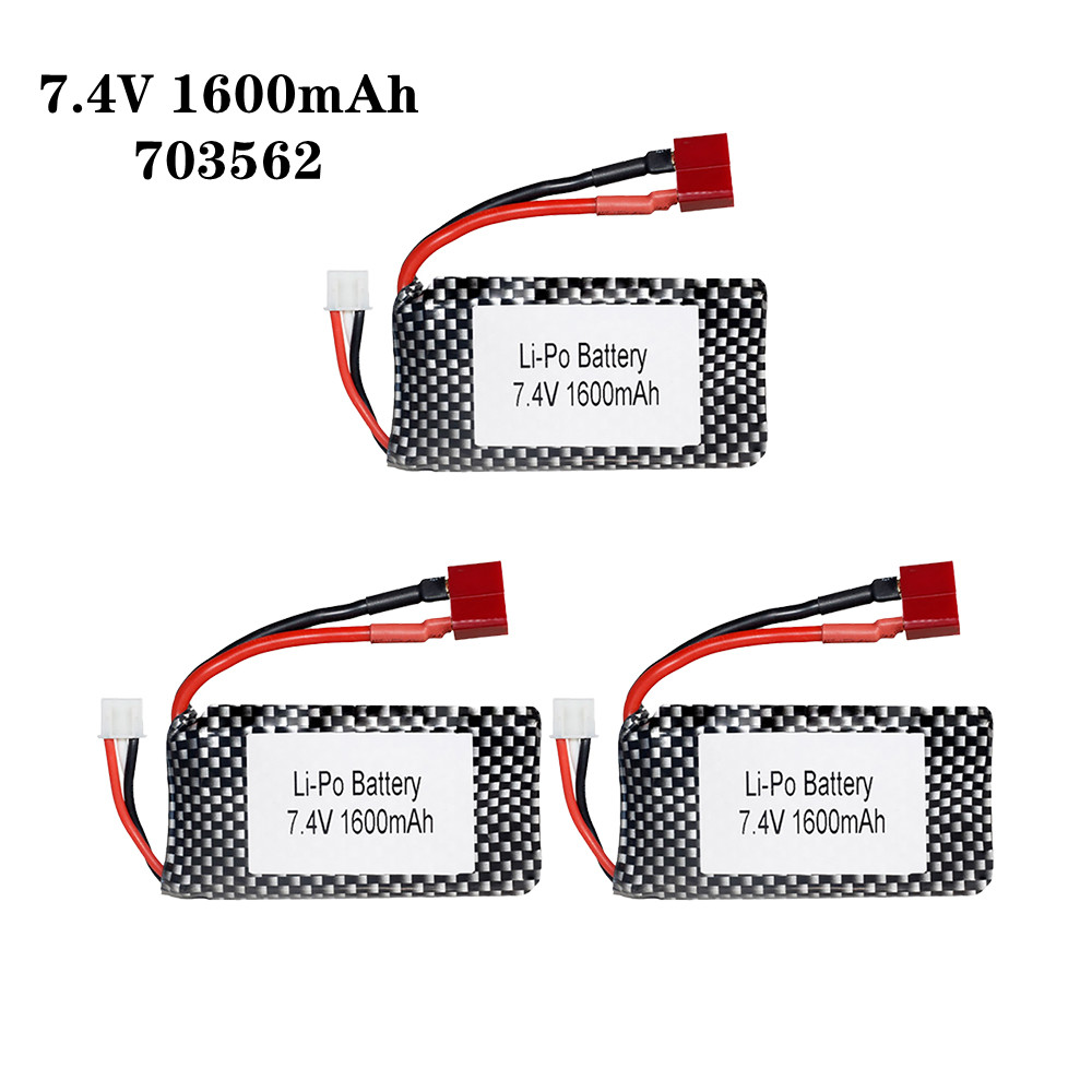 Rc Hobby Helicopter - 1/2/3 stücke/Lot 7,4 v 1600mah 703562