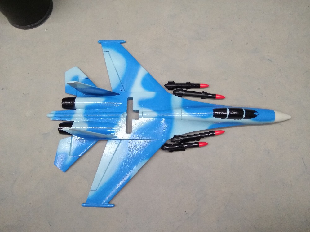 Weißes EPO RC Flugzeug SU-27 S – Rc Hobby Plane Bewertung und Preis
