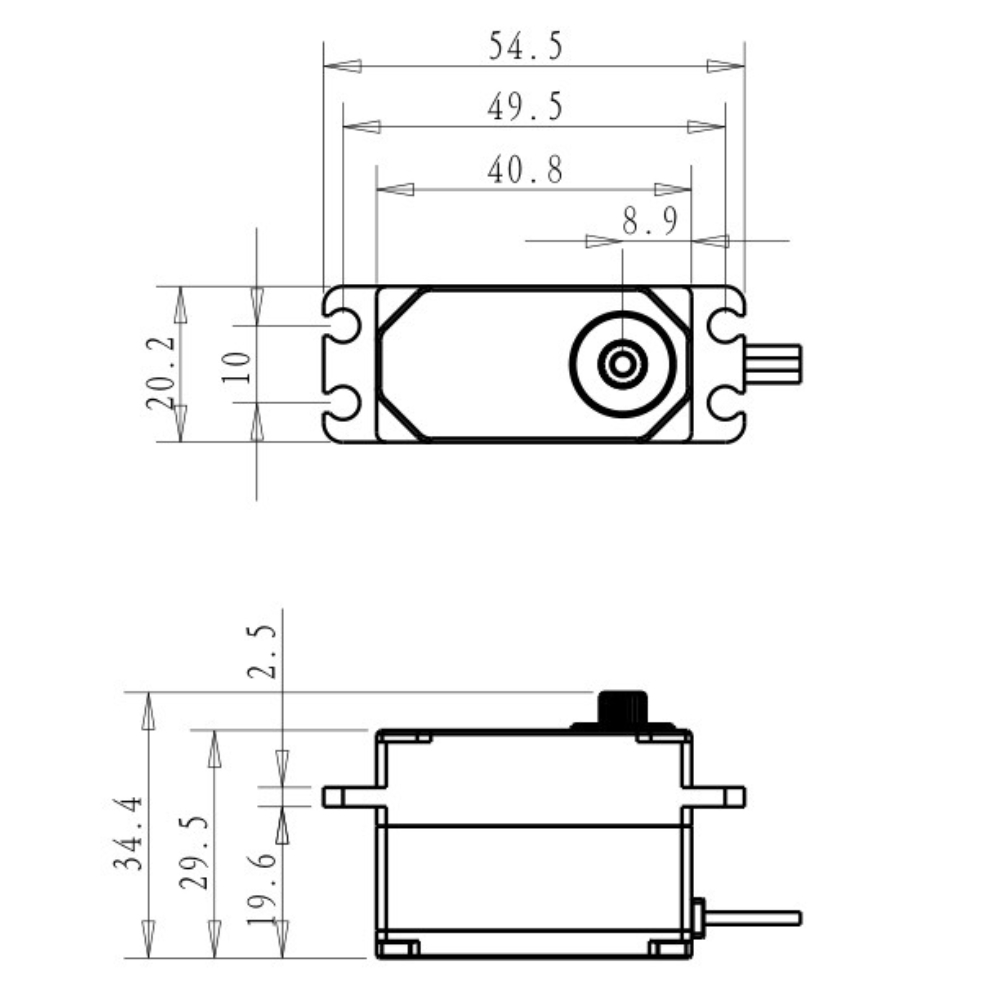 Dsservo BLS4355 55KG Flaches V – Servo Metal Gear Bewertung und Preis