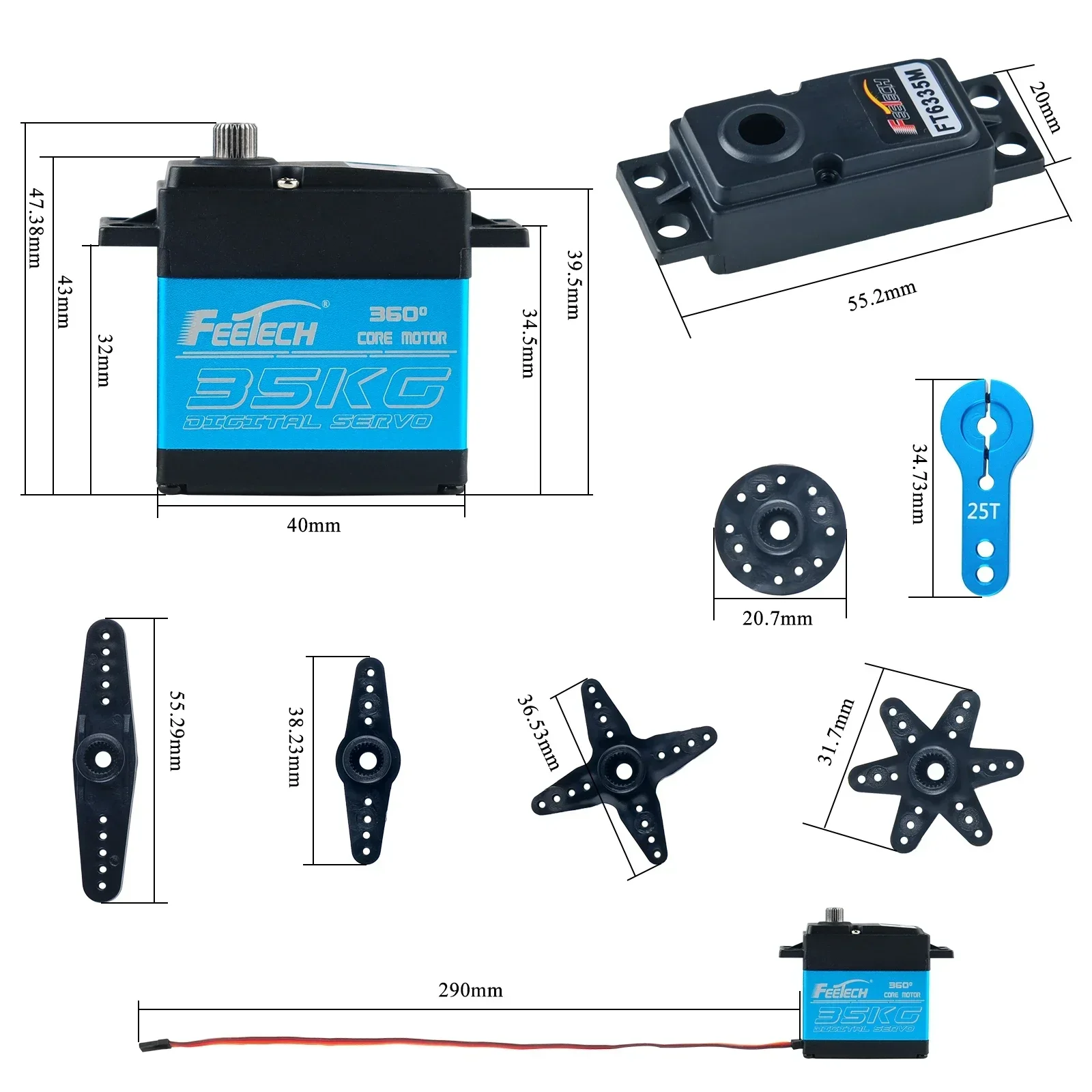 Feetech FT6335M Digital RC Ser – Servo Metal Gear Bewertung und Preis